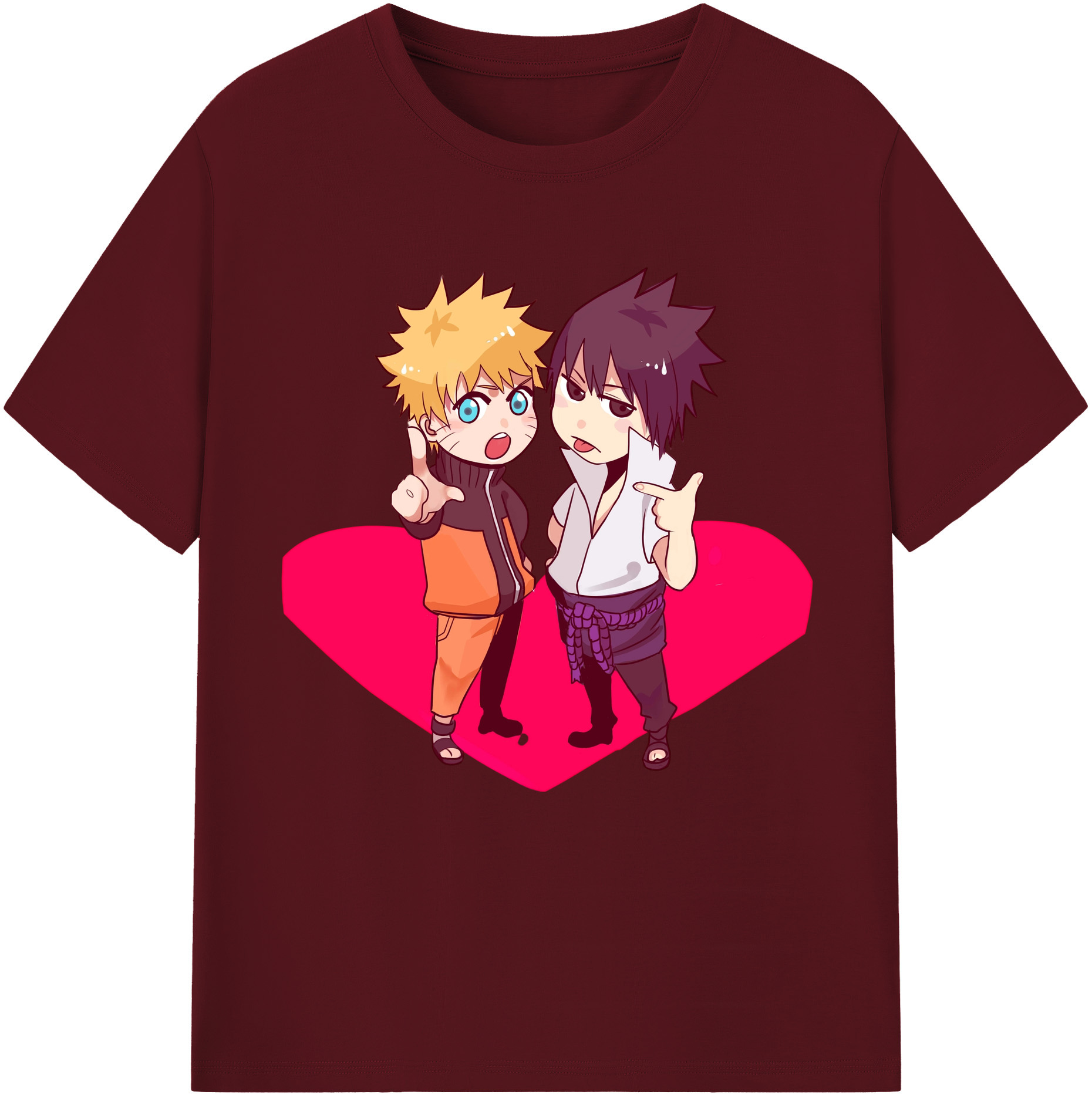 （画像用） NARUTO -ナルト- うずまき ナルト Uzumaki Naruto 綿100％半袖Tシャツ（フロントプリント）